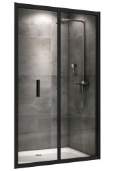 Душевая дверь Abber Sonnenstrand AG07100B 100x195, профиль черный