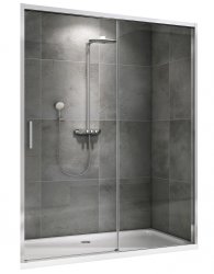 Душевая дверь Abber Komfort AG93160 160x200, профиль хром