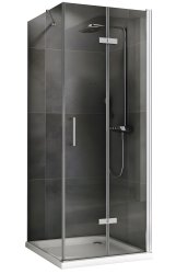 Душевой уголок Abber Zart AG08080P-S91 80x90, профиль хром