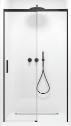 Душевая дверь Radaway Idea Black DWJ 130 R, профиль черный