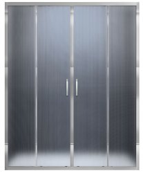 Душевая дверь Vincea Alpha VDS-3AL2160MT 160x190, профиль хром