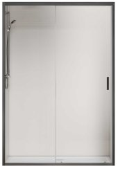 Душевая дверь Vincea City VDS-5CT120CLGM 120x195, профиль вороненая сталь