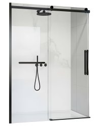 Душевая дверь Vincea Como Soft VDS-1CS140CLB 140x195, профиль черный