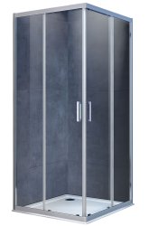 Душевой уголок Vincea Alpha VSS-3AL900CL 90x90, профиль хром