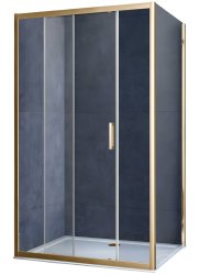 Душевой уголок Vincea Alpha VSR-3AL8011CLG 110x80, профиль брашированное золото