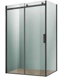 Душевой уголок Vincea Como VSR-1C9012CLB 120x90, профиль черный