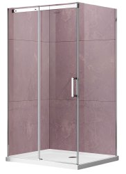 Душевой уголок Vincea Dice VSR-4D8013CL 130x80, профиль хром