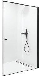 Душевая дверь Wasserkraft Dill 61S31 140x200, профиль черный