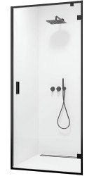 Душевая дверь Wasserkraft Elbe 74P04 90x200, профиль черный