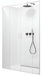 Душевая дверь Wasserkraft Lippe 45S08 150x190, профиль хром