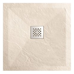 Душевой поддон Vincea VST-4SR9090C 90x90 из искусственного камня, бежевый
