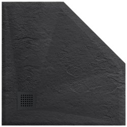 Душевой поддон Vincea VST-4SP9090A 90x90 из искусственного камня, антрацит