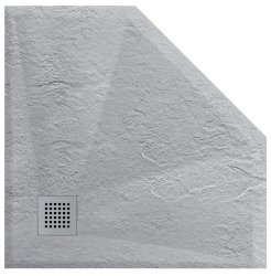 Душевой поддон Vincea VST-4SP9090G 90x90 из искусственного камня, серый