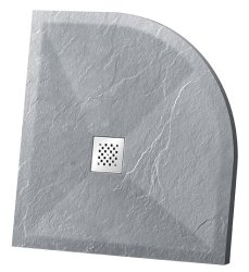 Душевой поддон Vincea VST-4SQ9090G 90x90 из искусственного камня, серый