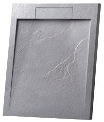 Душевой поддон Vincea VST-4SRL9090G 90x90 из искусственного камня, серый