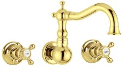 Встраиваемый смеситель для раковины Migliore Arcadia 18399, золото