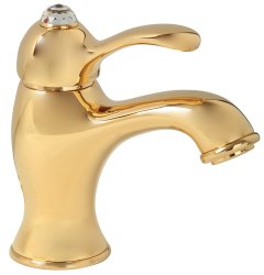 Смеситель для раковины Migliore Lem Crystal 18893, золото