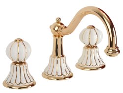 Смеситель для раковины Migliore Olivia 19031, золото