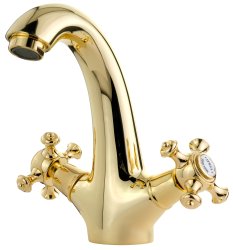 Смеситель для раковины Migliore Prestige 31601, золото