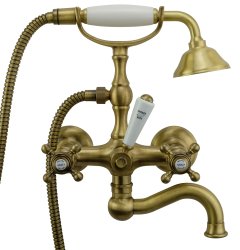 Смеситель для ванны с душем Migliore Arcadia 18378, бронза