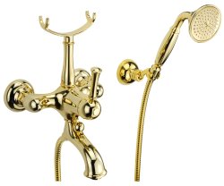 Смеситель для ванны с душем Migliore Dallas 18606, золото