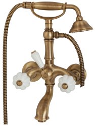 Смеситель для ванны с душем Migliore Olivia 18996, бронза