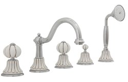 Смеситель на борт ванны с душем Migliore Olivia 19013, хром