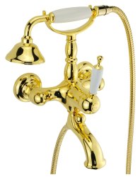 Смеситель для ванны с душем Migliore Oxford 19164, золото