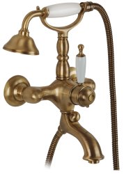 Смеситель для ванны с душем Migliore Oxford 19088 с термостатом, бронза