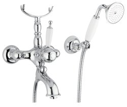Смеситель для ванны с душем Migliore Oxford 19126 с термостатом, хром