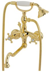 Смеситель для ванны с душем Migliore Prestige 31598, золото