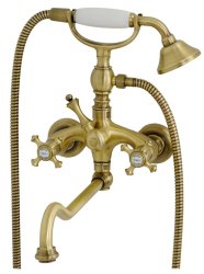 Смеситель для ванны с душем Migliore Prestige 31597, бронза