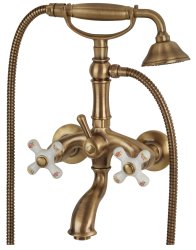 Смеситель для ванны с душем Migliore Provance 19463, бронза
