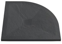 Душевой поддон Vincea VST-4SQ8080A 80x80 из искусственного камня, антрацит