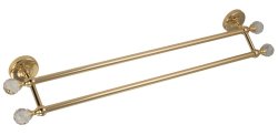 Полотенцедержатель двойной Migliore Amerida 16606, золото