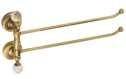 Полотенцедержатель двойной Migliore Amerida 16570 поворотный, бронза