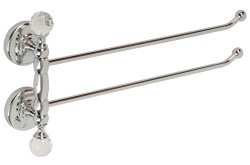 Полотенцедержатель двойной Migliore Amerida 16586 поворотный, хром