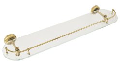 Стеклянная полка Migliore Amerida 16564, бронза