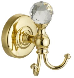 Крючок двойной Migliore Amerida 16600, золото