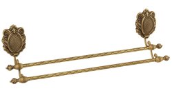 Полотенцедержатель двойной Migliore Cleopatra 16644, бронза