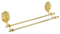 Полотенцедержатель двойной Migliore Cleopatra 16701, золото