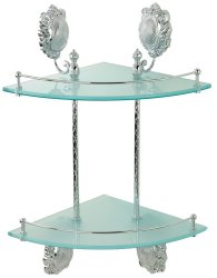 Полка угловая Migliore Cleopatra 16667, хром