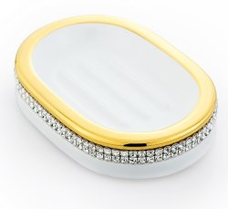 Мыльница настольная Migliore Dubai 26961, золото