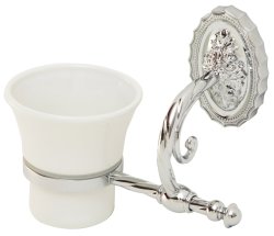 Стакан настенный Migliore Edera 16928, хром