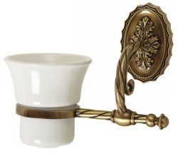 Стакан настенный Migliore Edera 16904, бронза