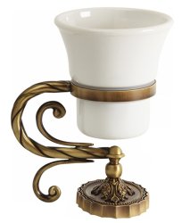 Стакан настольный Migliore Edera 16905, бронза