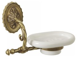 Мыльница настенная Migliore Edera 16895, бронза