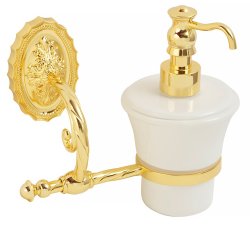 Дозатор настенный Migliore Edera 16936, золото