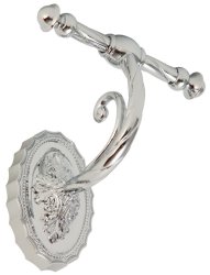 Крючок двойной Migliore Edera 16918, хром