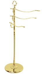Полотенцедержатель напольный Migliore Edera 16957, золото